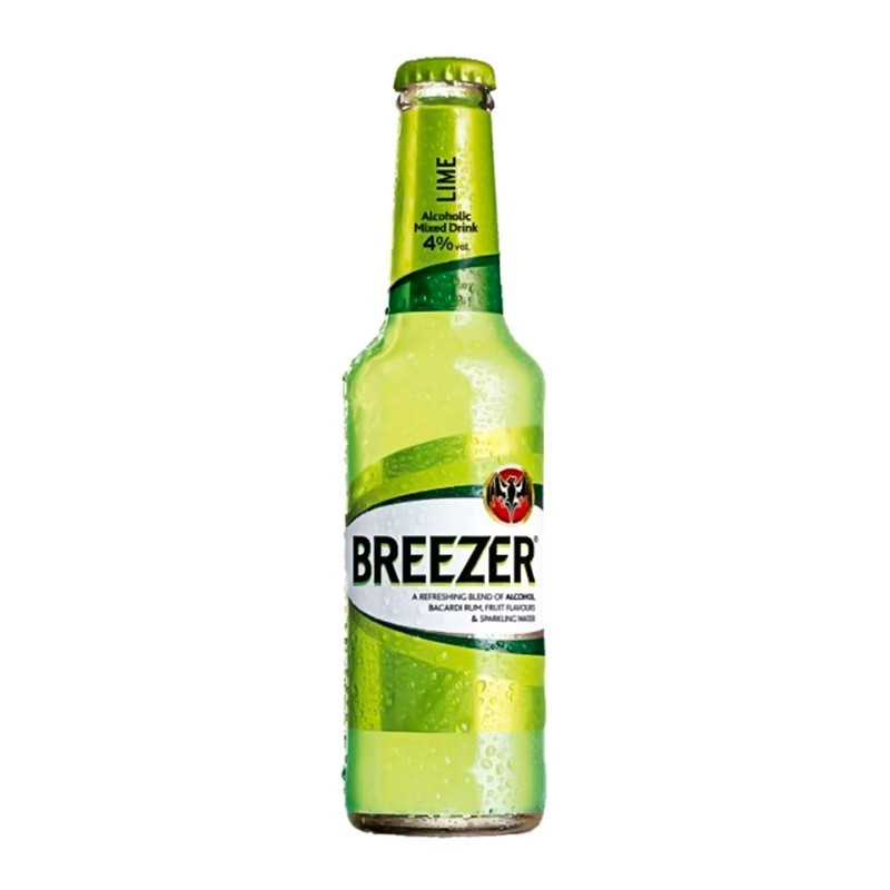 Set 5 x Bacardi Breezer Tropical Key Lime 4% 275 ml
