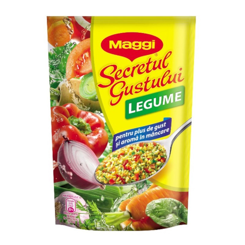 Set 5 x Baza pentru Mancare, Maggi Secretul Gustului, cu Gust de Legume, 200 g