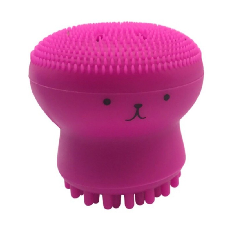 Set 5 x Burete pentru Curatare Faciala din Silicon pentru Exfoliere si Curatare a Porilor, Model Caracatita, Nascita