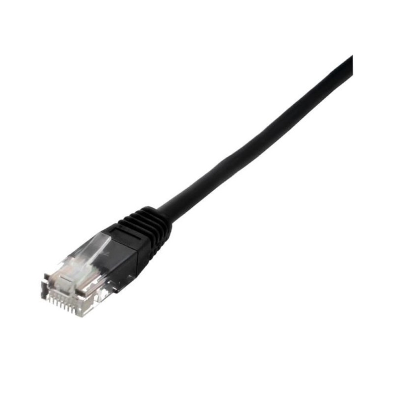Set 5 x Cablu UTP, Cat 5e, Patch Cord, 0.5 m, Negru, Well