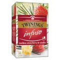 Set 5 x Ceai Twinings - Infuzie Rooibos, Capsuni si Vanilie, 20 pliculete, 40 g