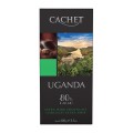 Set 5 x Ciocolata Neagra, Cachet, 80% Cacao, Uganda, 100 g