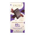 Set 5 x Ciocolata Neagra, Cachet, 85% Cacao, 100 g