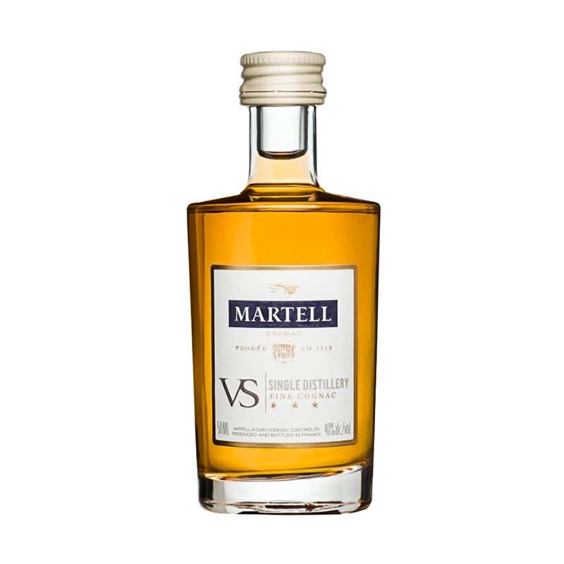 Set 5 x Coniac Martell VS 40% Alcool, 50 ml