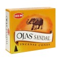 Set 5 x Conuri Parfumate, Ojas Santal