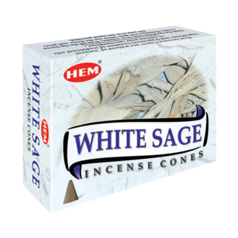 Set 5 x Conuri Parfumate, Salvie Alba