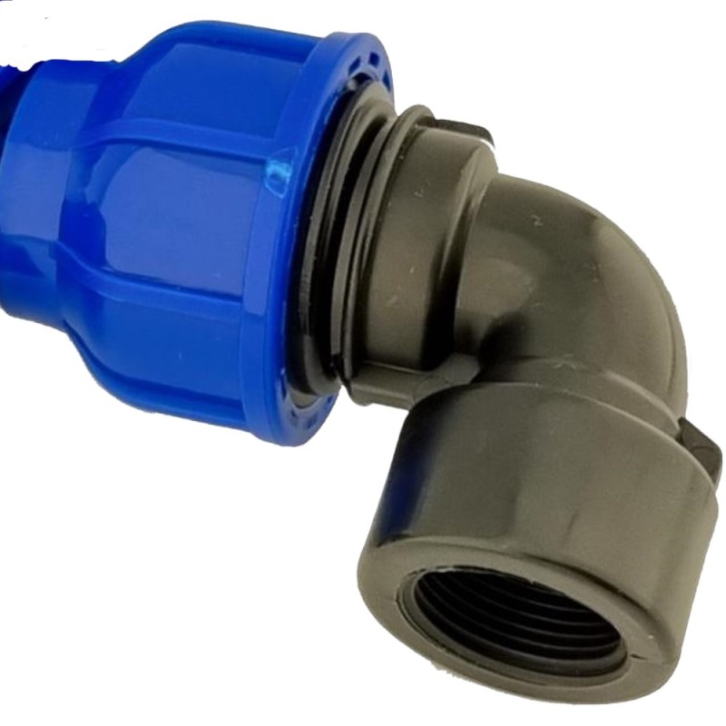 Set 5 x Cot Compresiune PEHD, Filet Interior, 25mm x 3/4 inch, Z-tools