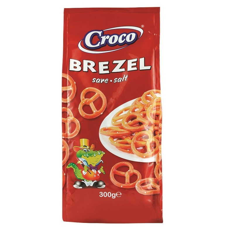 Set 5 x Covrigei Croco Brezel Sare 300 g
