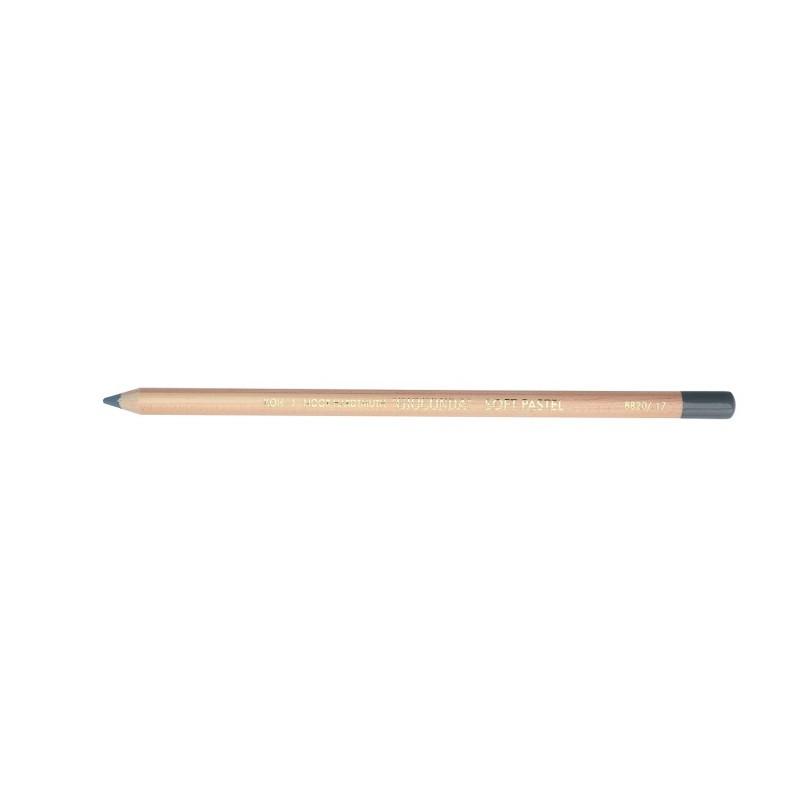 Set 5 x Creion Colorat Mina Pastel Uscat Individual Koh-I-Noor Gioconda, 4.2 x 7.5 x 175 mm, Gri Metal