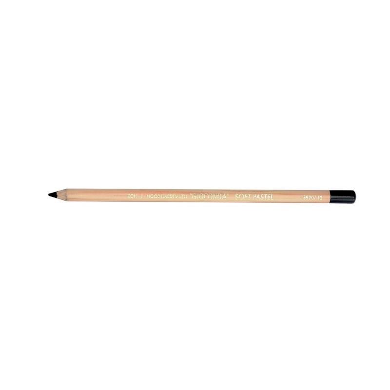Set 5 x Creion Colorat Mina Pastel Uscat Individual Koh-I-Noor Gioconda, 4.2 x 7.5 x 175 mm, Negru Fildes