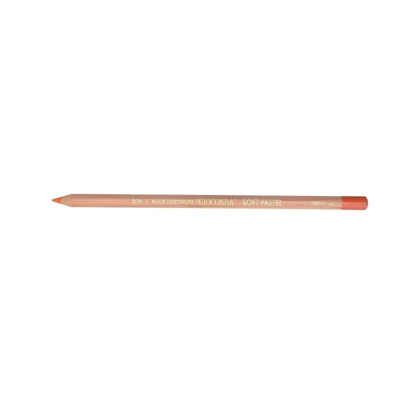 Set 5 x Creion Colorat Mina Pastel Uscat Individual Koh-I-Noor Gioconda, 4.2 x 7.5 x 175 mm, Rosu Persia