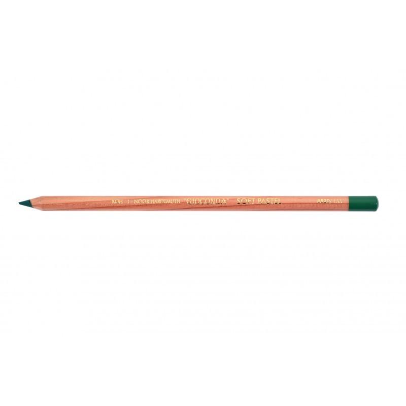 Set 5 x Creion Colorat Mina Pastel Uscat Individual Koh-I-Noor Gioconda, 4.2 x 7.5 x 175 mm, Verde Inchis