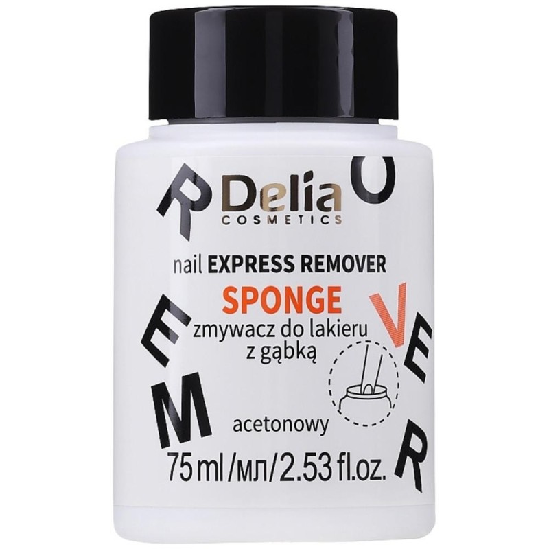 Set 5 x Dizolvant pentru Unghii Delia Burete cu Acetona 75 ml