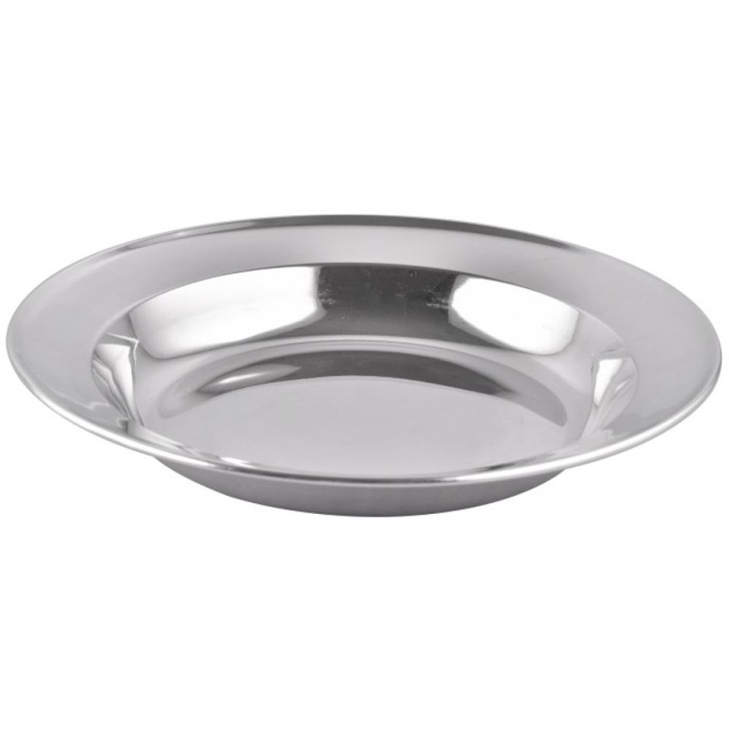 Set 5 x Farfurie din Inox, Adanca, 18 cm, Grunberg