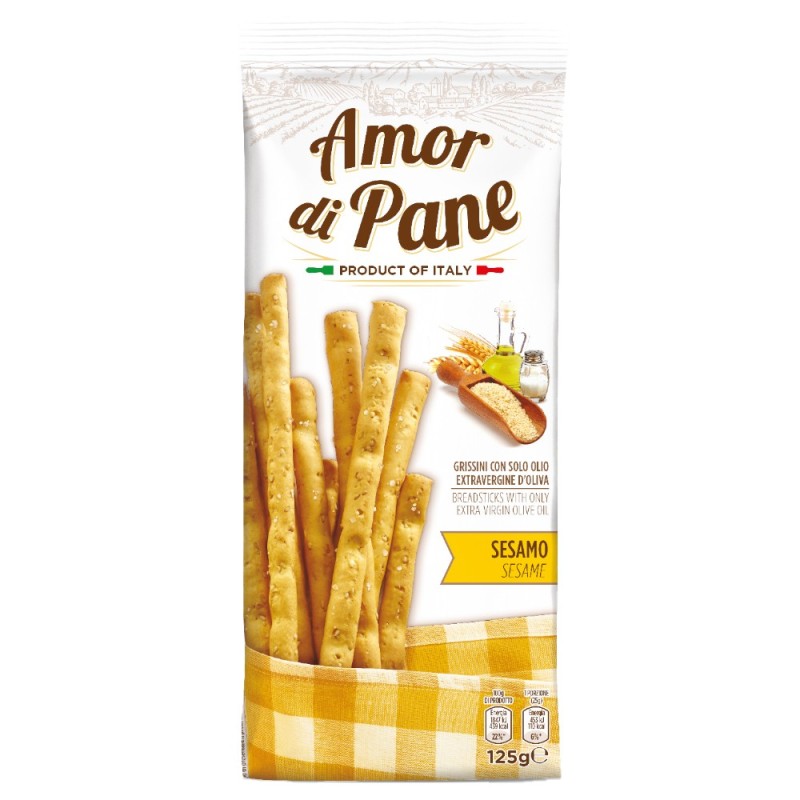 Set 5 x Grisine cu Susan, Amor di Pane, 125 g