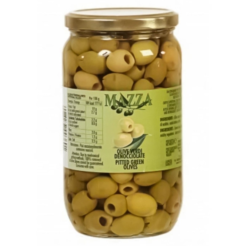 Set 5 x Masline Verzi fara Samburi Mazza, Borcan, 720 g