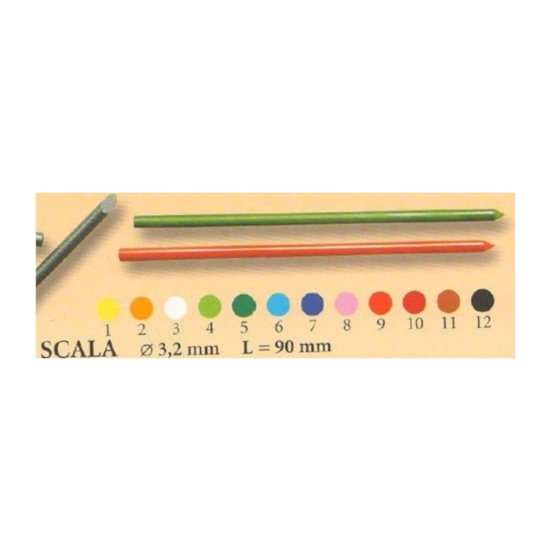 Set 5 x Mine Colorate, Alb, 3.2 mm