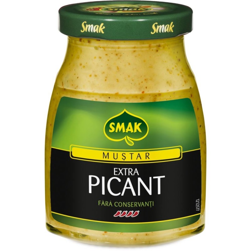 Set 5 x Mustar Extra Picant, Smak, 180 g