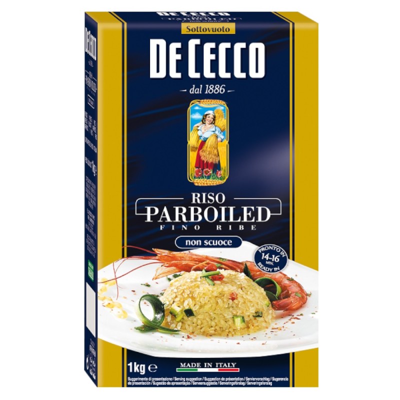 Set 5 x Orez Parboiled, De Cecco, 1 Kg