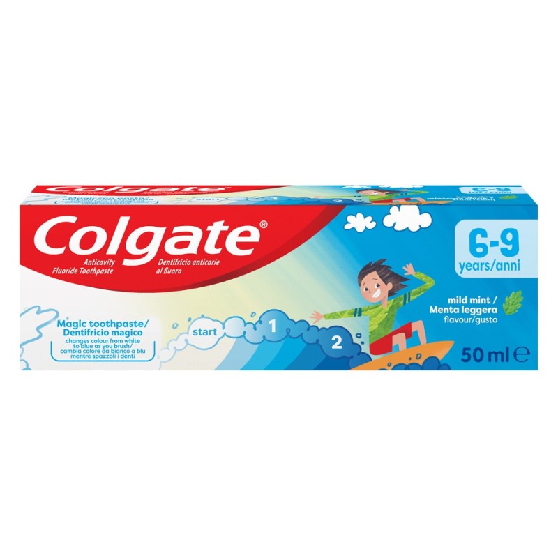 Set 5 x Pasta de Dinti Colgate pentru Copii, Varsta 6-9 Ani, 50 ml