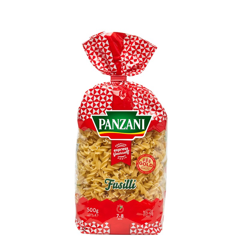 Set 5 x Paste Fainoase Fusilli, Panzani, 500 g