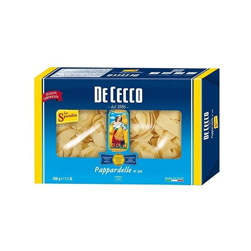 Set 5 x Paste Nidi Semola Pappardelle De Cecco, 500 g