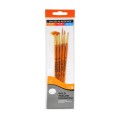 Set 5 x Pensule Par Sintetic, Pictura Acril, Daler Rowney