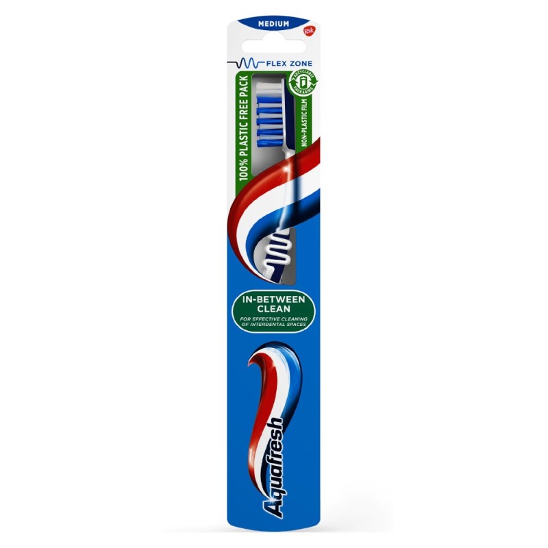 Set 5 x Periuta de Dinti Aquafresh in Between, pentru Curatarea Spatiilor Interdentare