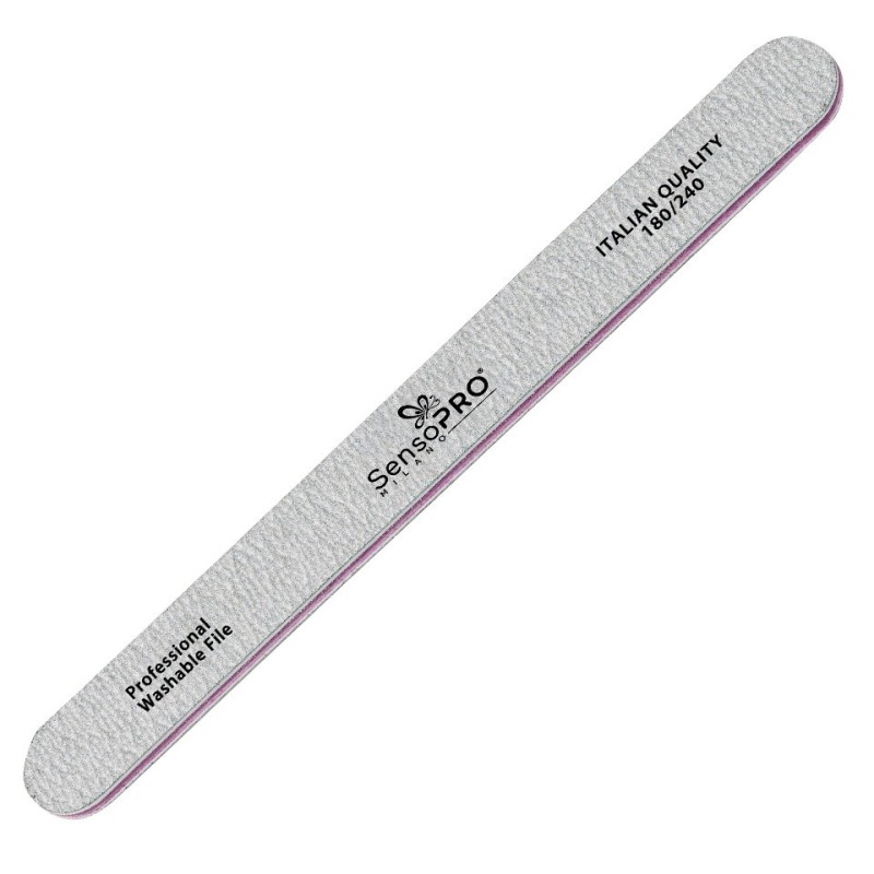Set 5 x Pila Unghii Dreapta Granulatia 180/240, SensoPRO Milano