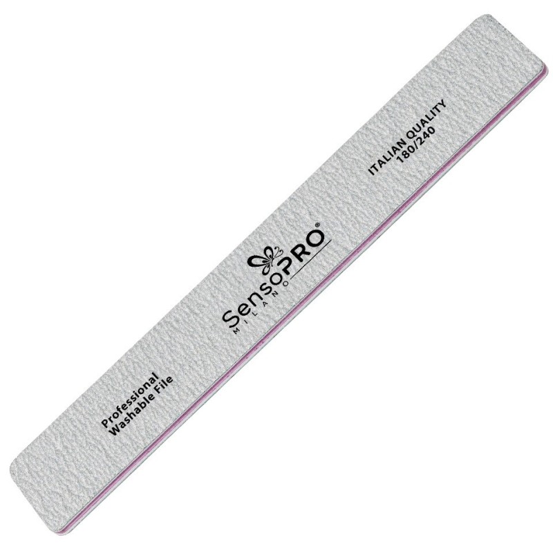 Set 5 x Pila Unghii Lata Granulatia 180/240, SensoPRO Milano