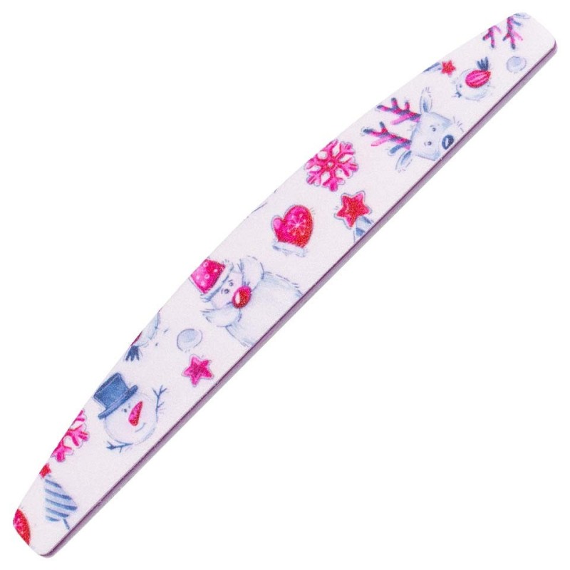 Set 5 x Pila Unghii Semiluna 120/180 Winter Edition, SensoPRO Milano, Magic Winter