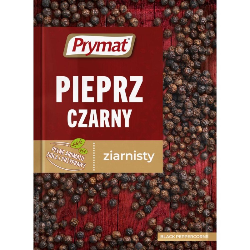 Set 5 x Piper Negru Boabe Prymat, 20 g