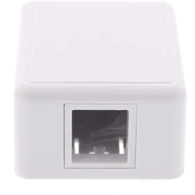 Set 5 x Priza de Perete, fara Keystone, 1 Port, Alba, Well