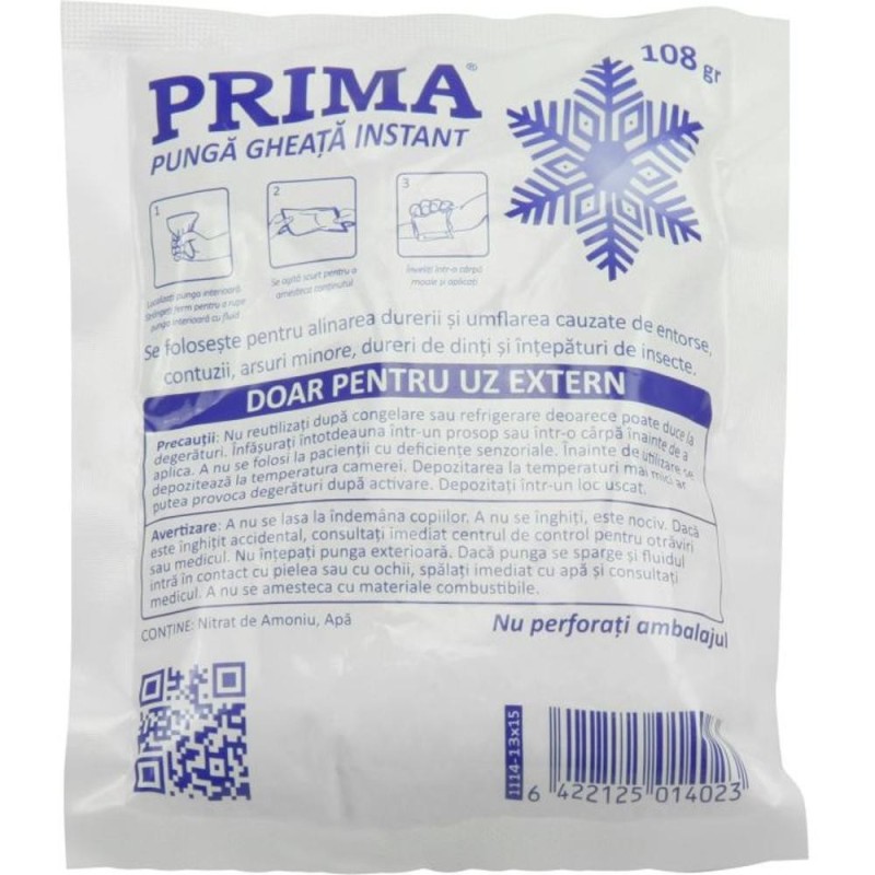 Set 5 x Punga de Gheata Instant Prima, 13 cm x 15 cm