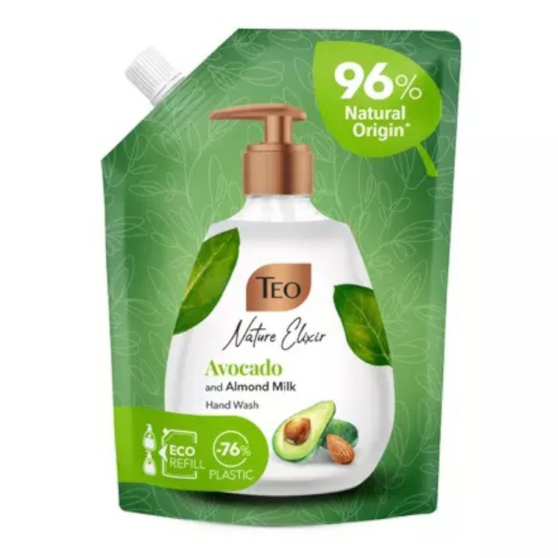 Set 5 x Rezerva Sapun Lichid Teo, Avocado, 500 ml