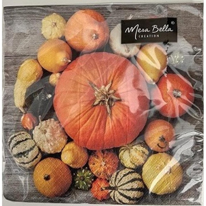 Set 5 x Servetele in 3 Straturi, Standard Mix, 33 x 33 cm, 20 Bucati, Elcadis