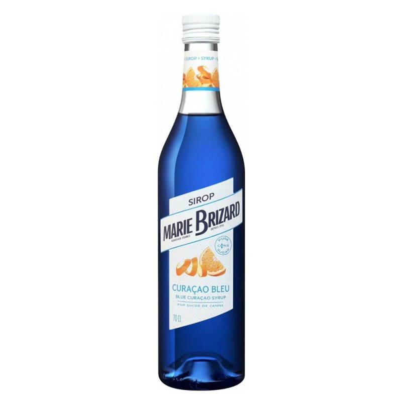 Set 5 x Sirop de Blue Curacao Marie Brizard, 0.7 l