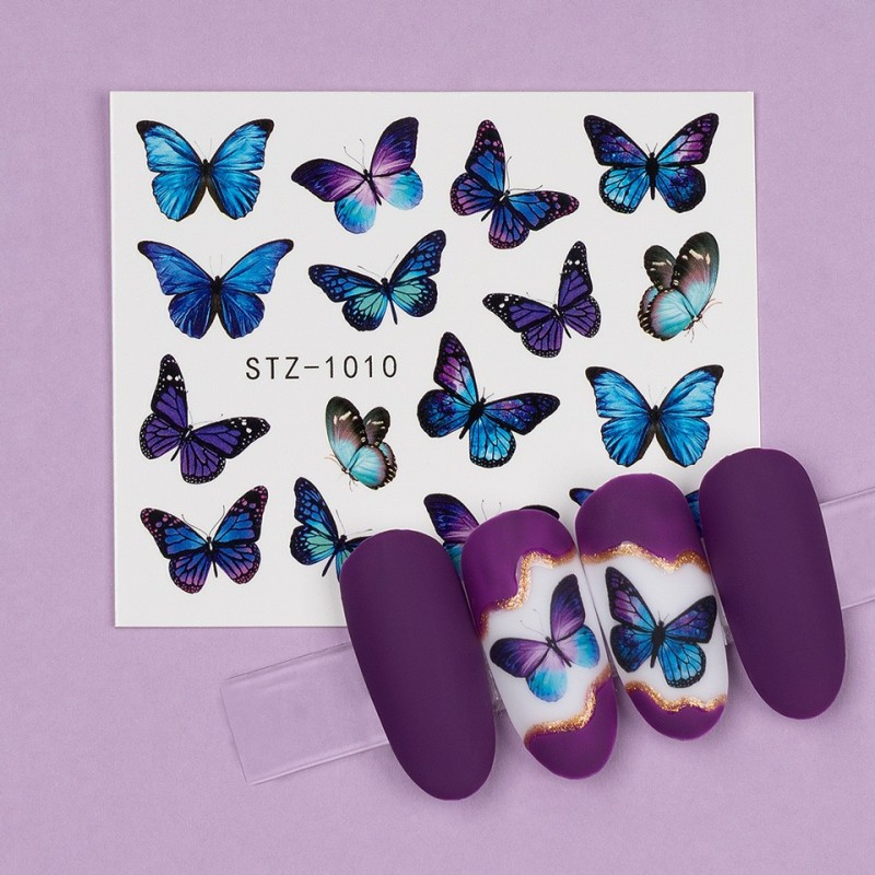 Set 5 x Tatuaj Unghii Luxorise Butterfly Game, Stz-1010