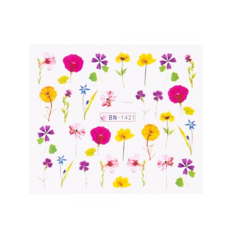 Set 5 x Tatuaj Unghii Luxorise Flower Legend, Bn-1421