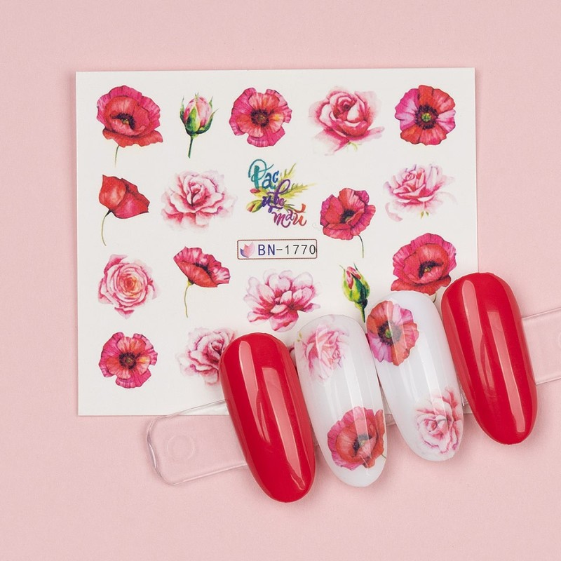 Set 5 x Tatuaj Unghii Luxorise Flower Shades, Bn-1770