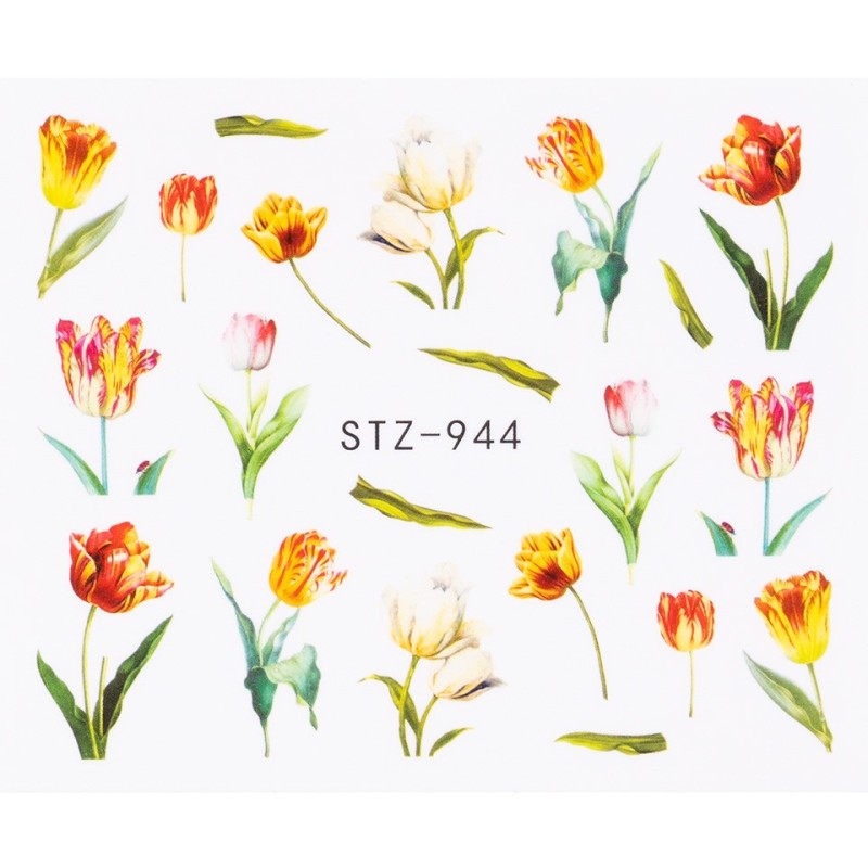 Set 5 x Tatuaj Unghii Luxorise Flower Style, Stz-944