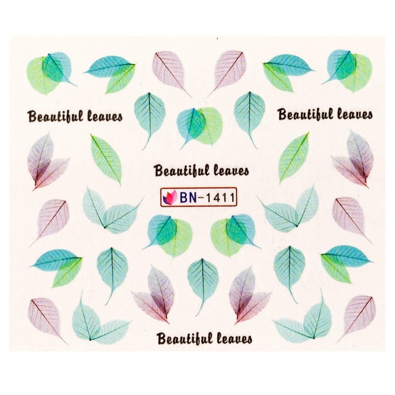 Set 5 x Tatuaj Unghii Luxorise Flower Wind, Bn-1411