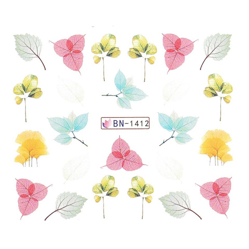 Set 5 x Tatuaj Unghii Luxorise, Nature Bn-1412