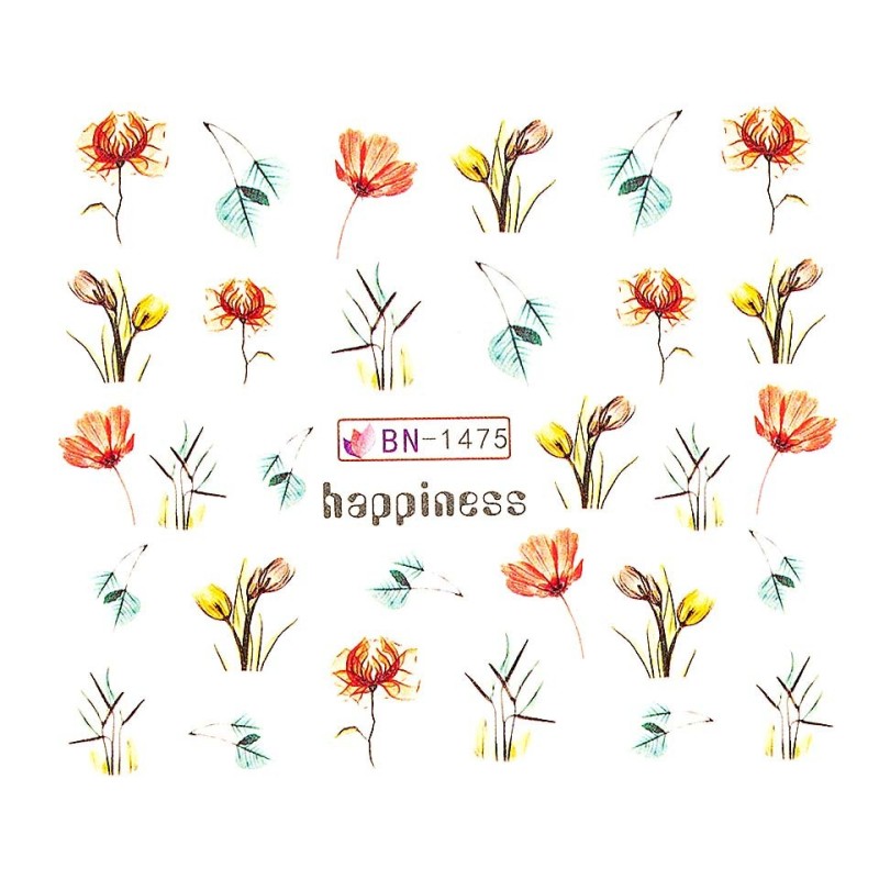 Set 5 x Tatuaj Unghii Luxorise, Nature Bn-1475