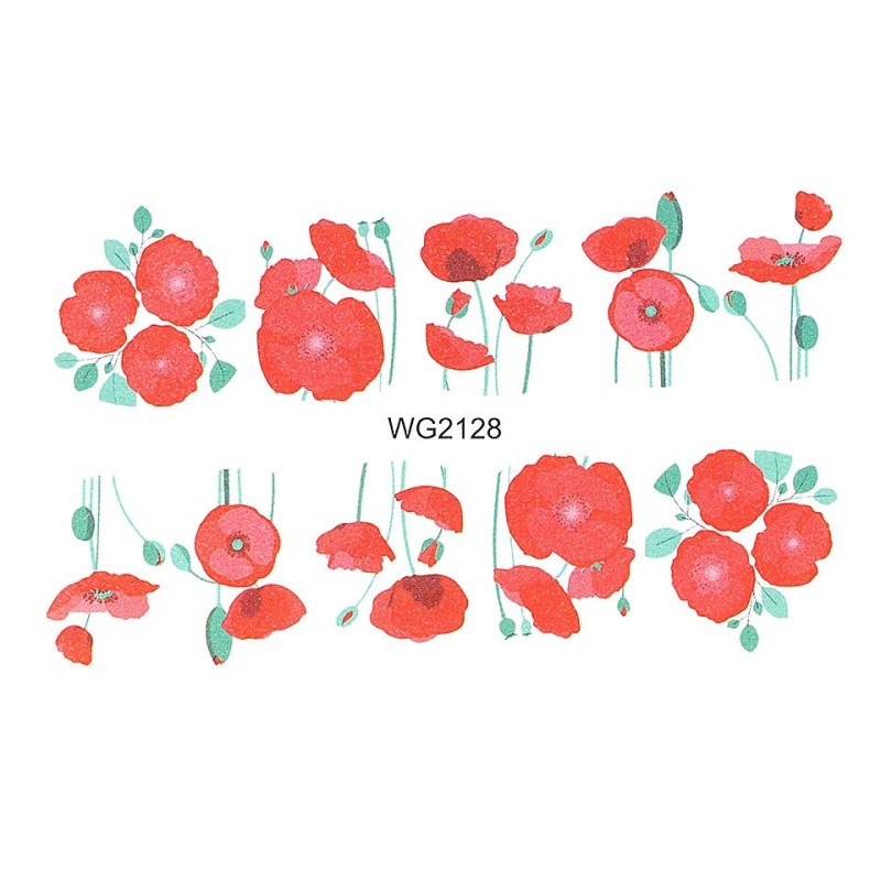 Set 5 x Tatuaj Unghii Luxorise, Nature Wg2128