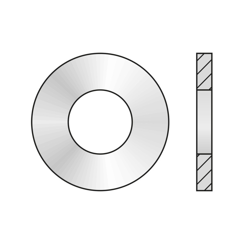 Set 50 x Saiba Plata Forma A 125 Inox A4-15