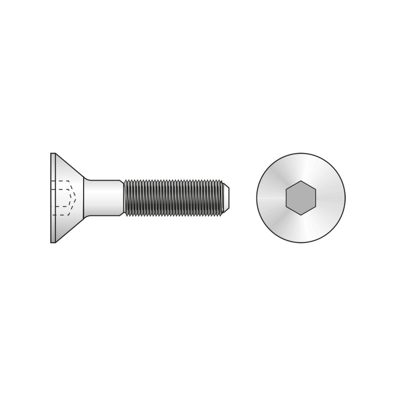 Set 50 x Surub Cap Inecat Locas Inbus 7991 Inox A2-M6 X 10