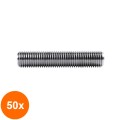 Set 50 x Tija Filetata DIN 976 Otel Grupa 4.6 Zincat M 8 x 200