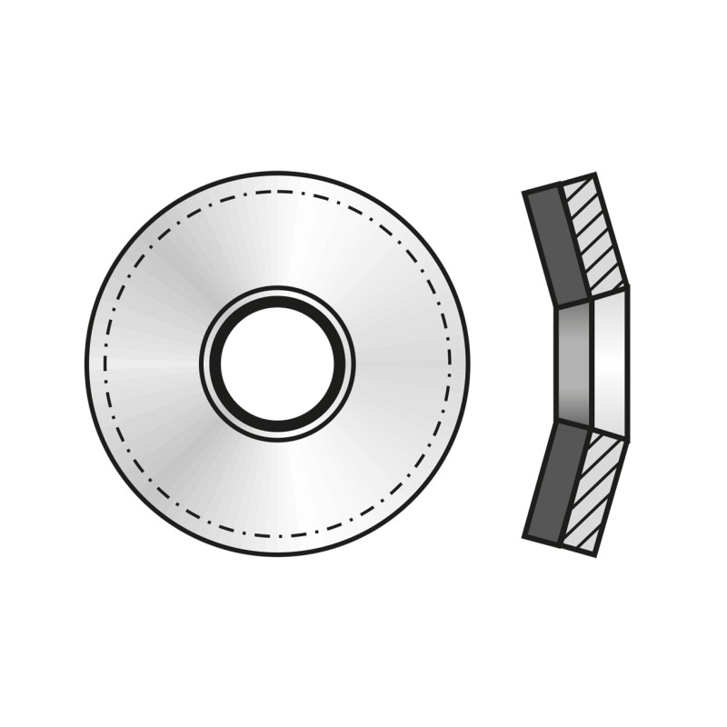 Set 500 x Saiba Cauciucata Epdm Pentru Etansare Otel Zincat-4.8x14