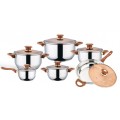 Set 6 Oale din Inox Grunberg, cu Capac